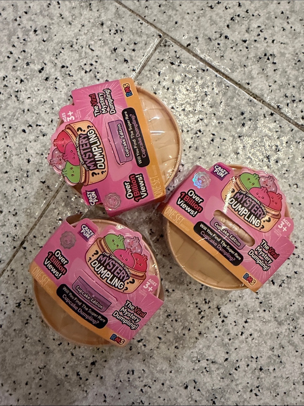 NEW RELEASE 3 Viral RMS Mystery Dumpling Brand New - Cupcake Edition Min